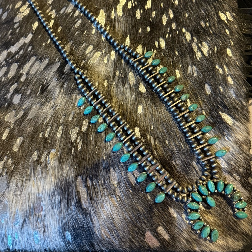 Faux squash blossom.